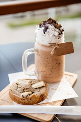 Café Gelado com Tag Cookie