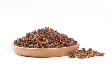 pepper seasoning isolated on white background