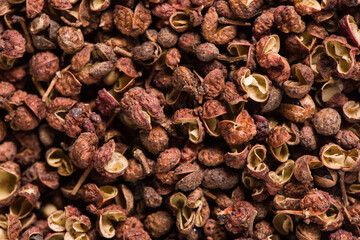 close up of pepper seasoning texture background