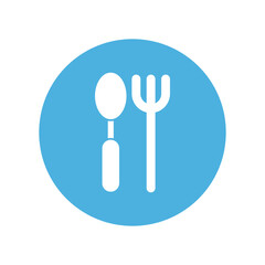 Fork and knife Isolated Vector icon which can easily modify or edit

