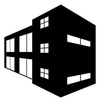 recommend clip art: 2階建の家(シルエット)
