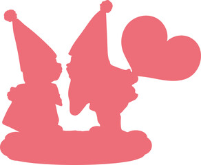 Gnome Valentine Gift Tag Template