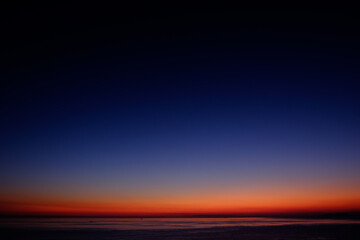 日没後の空