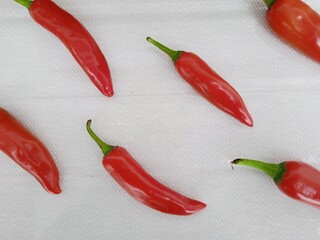 Pattern or background of indian red chili peppers for food related businesses. 