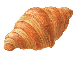 クロワッサン　パン　手描き