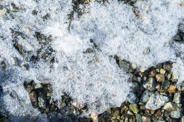 氷の模様