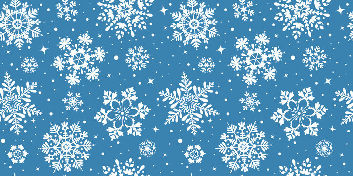 snowflakes seamless
