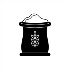 Flour Sack Icon, Flour Bag, Cloth Sack, Feed Sack