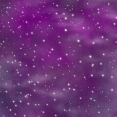 Nebula, cluster of stars in deep space. Science fiction art.