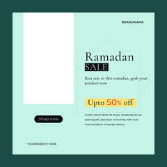  Ramadan fashion sale social media template