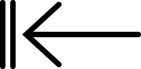 Linear Arrow icon. Arrow vector collection. Black directional arrow flat style isolated on white background. Vector illustration. Modern simple arrows.