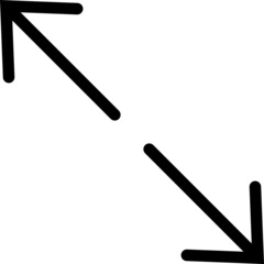 Linear Arrow icon. Arrow vector collection. Black directional arrow flat style isolated on white background. Vector illustration. Modern simple arrows.