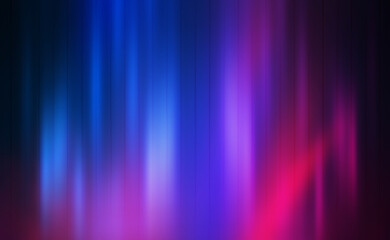 Dark abstract background with neon lines, waves, glow. Empty gradient futuristic banner