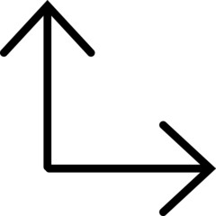 Linear Arrow icon. Arrow vector collection. Black directional arrow flat style isolated on white background. Vector illustration. Modern simple arrows.