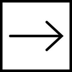 Linear Arrow icon. Arrow vector collection. Black directional arrow flat style isolated on white background. Vector illustration. Modern simple arrows.
