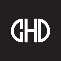 CHO letter logo design on black background. CHO creative initials letter logo concept. CHO letter design.