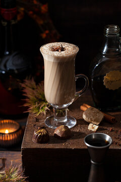 A Glass of Gingerbread Latte