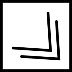 Linear Arrow icon. Arrow vector collection. Black directional arrow flat style isolated on white background. Vector illustration. Modern simple arrows.