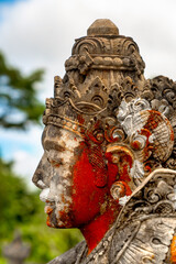 Stone statue in Pura Lempuyang temple, Bali, Indonesia
