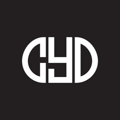 CYO letter logo design on black background. CYO creative initials letter logo concept. CYO letter design.