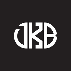 DKB letter logo design on black background. DKB creative initials letter logo concept. DKB letter design.