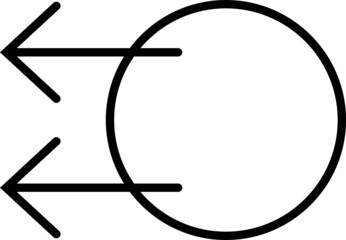 Linear Arrow icon. Arrow vector collection.  Black directional arrow flat style isolated on white background. Vector illustration. Modern simple arrows.