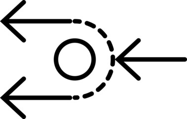 Linear Arrow icon. Arrow vector collection.  Black directional arrow flat style isolated on white background. Vector illustration. Modern simple arrows.