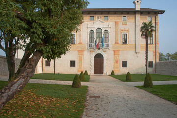 Spilimbergo, Pordenone. Facciata di Palazzo Comunale