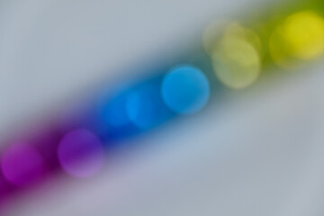 Blurred background of colorful lights