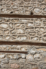 Stone wall close up