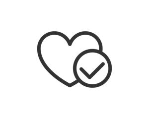 Heart health care vector icon. Cardio medicine symbol. Cardiology illustration
