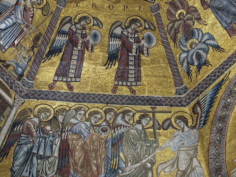 Baptistery of Florence - View of the mosaic ceiling