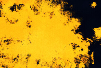 背景素材_グランジ_蛍光オレンジ