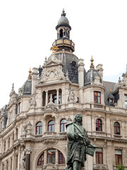 Fototapeta premium Die Hafenstadt Antwerpen in Belgien