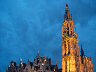 Fototapeta na wymiar Antwerpen in Belgien