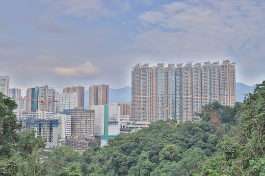 city view of Fo Tan, sha tin HK