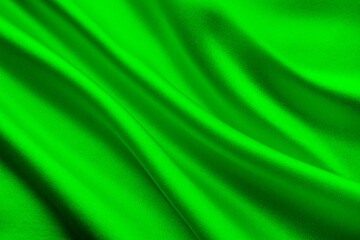 シルクのドレープ　緑