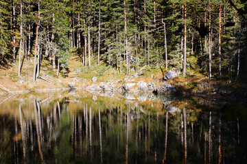 Lake in the mountains, Eibsee