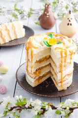 vanilla Easter Mudcake