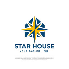 Star logo design and symbols,Home icon design template