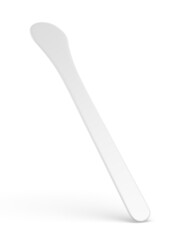 Blank Cosmetic Spatula template for mockup and branding, 3d render illustration.