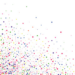 Green Circle Explosion Isolated. Invitation Dot Illustration. Red Glitter Confetti Background. Pink New Square.