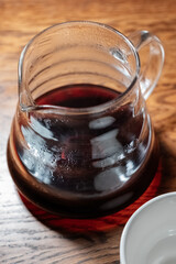 Brewing specialty coffee from Kenya in a Hario v60