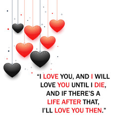 Valentines day love quote for your fiancée, lover, girlfriend, boyfriend, partner