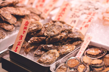 岩牡蠣, 魚屋, 京都錦市場商店街