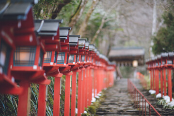 春日灯篭, 貴船神社, 京都