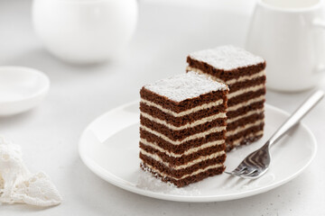 Delicious chocolate honey cake
