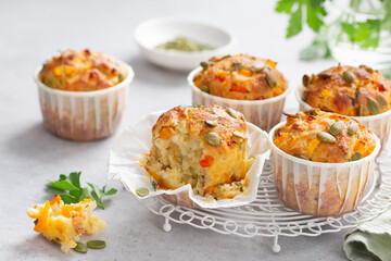 delicious savory muffins