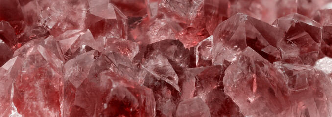 ruby stripe with red color large crystals