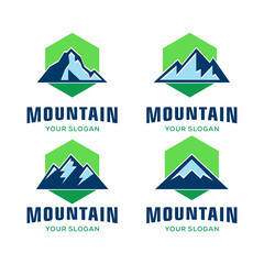 Mountain logo design template